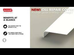 You should secure the pvc window sill, according to the base surface. The Magic Cill Repair Cover From Eurocell Youtube