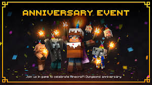 Developer mojang announced the forthcoming dlc for minecraft . Minecraft Dungeons On Twitter Doesn T Time Fly By On May 26 It S Our One Year Anniversary From The Big Day Until June 8 We Re Hosting A Free In Game Event With Seasonal Trials Party