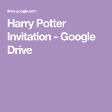 Open drive at drive.google.com and select a file. Harry Potter Invitation Kindergeburtstag Geschenke Kinder