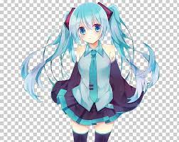 Hatsune Miku Png Clipart Anime Artwork Black Hair Blue Brown Hair Free Png Download Hatsune Miku Hatsune Miku