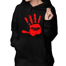 The Jeep Wave Hooded Pullover Sweatshirts With Pockets For