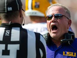 LSU, Brian Kelly reacts to blocked punt vs. South Carolina