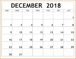 December Printable Calendar 2018 Monthly Calendar Printable Printable Blank Calendar Printable Calendar July