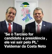 República de Curitiba | Valdemar da Costa Neto confirmou: se Tarcísio de Freitas disputar a presidência em 2026, será pelo PL. A declaração reforça o alinhamento... | Instagram