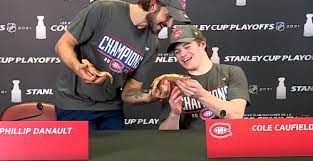 So as the team got deeper and deeper into this year's charmed run for the stanley cup, the. Danault And Caufield Share Hilarious Pizza Moment After Canadiens Big Win Offside