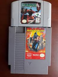 1990 nintendo nes ninja gaiden ii dark sword of chaos game cartridge, box temco. Ninja Gaiden Nes Y Star Fox N64 Deka Shop Vintage Facebook