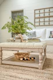 An ottoman is softer to look at than a. Summer Decor Ideas Summer Vignettes And Tiered Tray Decor Ideas