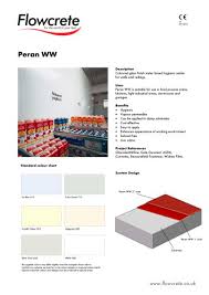 peran ww flowcrete uk pdf catalogs documentation