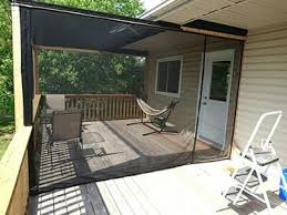 Our screened patio enclosure kits come with strong, maintenance free aluminum frames and either aluminum hard top or three season vinyl tops. Screened In Decks Mosquito Curtains