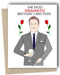 The Bachelor Birthday Greeting Card Birthday Chris Harrison Etsy Birthday Greeting Cards Birthday Cards Christmas Greetings