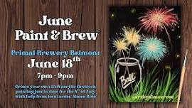 June Paint & Brew @ Primal Brewery Belmont