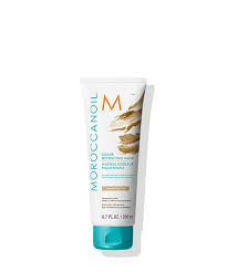 champagne color depositing mask new moroccanoil