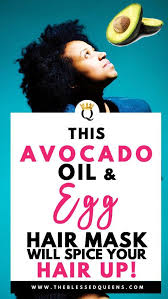 Avocado oils prevents hair fall, reduces scalp irritation, dandruff, makes hair shiner and smoother. This Avocado Oil And Egg Hair Mask Will Spice Your Hair Up Egg Hair Mask Egg For Hair Avocado Hair Mask