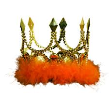 Ik denk dat er zo een ronde donut in het haar zit, het is wel echt een. Kroontje Oranje Bont Kronen Goedkope Feestkleding Versieringen Feestartikelen Carnavalskostuums Feestartikelen4u Nl