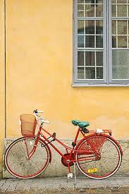 Bicycle Leaning Against Wall Sweden Bicycle Beautiful Bicycle Beautiful Bike