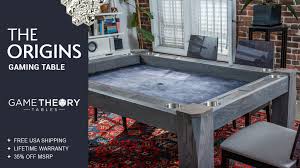 Summer sale all customized gaming tables 20% off! The Origins Exquisite Functional Board Game Table By Game Theory Tables Video Update Full Custom Playing Surfaces And More Kickstarter