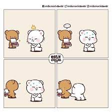 When you've been a brat and pushed daddy too far. Milk Mocha Bear