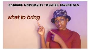 Being a foreign citizen does not exclude you from the admission process. Babcock University What To Bring As A Babcock Fresher Babcockuniversity Babcockstudent Youtube