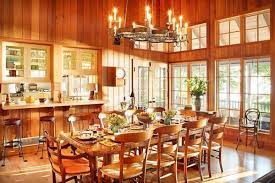 The dining room in country style is characterized by the large number of wooden furniture in vintage style. 13 Cozy And Inviting Country Style Dining Rooms
