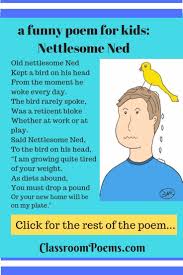 Funny Kids Poetry Funny Poems For Kids Poetry For Kids Kids Poems