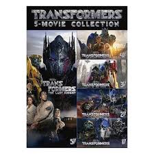 From director michael bay and executive producer steven spielberg comes a thrilling battle between the autobots and decepticons. Transformers The Ultimate Five Movie Collection Dvd Target