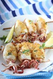 Calamari Scottadito Al Forno Gratinati Ricette Cucinare Il Pesce Idee Alimentari