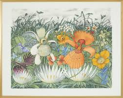 HANS LINDROTH. “Maria bergen”, etching, signed sample print, dated -77. Art 