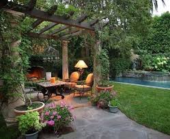 The summer is going to us and patio design ideas would help us to meet it in joy. My Life In The Countryside Via Pinterest Mediterranean Garden Design Backyard Garden Landscape Backyard Garden Design