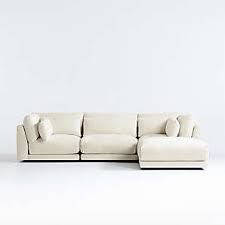 This beautiful extra large ricker chesterfield sofa is designed with a tufted fabric. Sectional Sofas Couches Living Room Sectionals Crate And Barrel