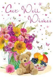 What are the most popular get well soon flowers? Get Well Soon Card Flowers Teddy Fruit Gift Envy