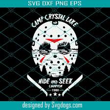 Jason Voorhees Horror Movie Killers Svg Crystal Lake Svg Friday 13th Svg Horror Movie Killers Svg Svgdogs