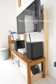 壁掛け風テレビ台 welcome to my home 家具のリフォーム インテリア 収納 リビング 仕切り