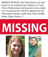 Friends of a woman who went missing two days ago have police say they are 'increasingly concerned' for sarah everard, 33, who vanished while walking to her home in brixton, south london on wednesday evening. V35dd Q3afkixm