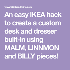 Ikea Hack For A Built In Look In 2020 Ikea Hack Custom Desk Ikea Kids Room