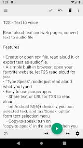 @voice aloud reader reads aloud the text displayed in android apps, e.g. T2s Text To Voice Read Aloud On Windows Pc Download Free 0 12 0 Rc 7 Hesoft T2s
