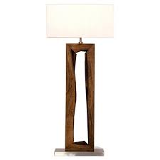 Wooden bead floor lamp, ankarl 59 boho light fixture,wooden bead and metal tall lamp, standing lamp with edison bulbs,farmhouse floor lamp for living room, bedrooms,office,white 5.0 out of 5 stars 2 $139.99 $ 139. Rica Modern White Shade Carved Brown Wood Stainless Steel Base Floor Lamp 50 59 H Kathy Kuo Home