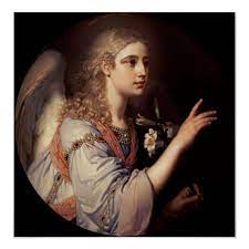 Archangel Gabriel Matte Poster Zazzle Com In 2021 Archangel Gabriel Archangels Angel Gabriel
