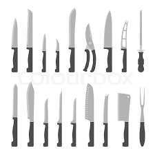 Updated march 15, 2020 by christopher thomas. Different Types Of Kitchen Knives Stock Vector Colourbox