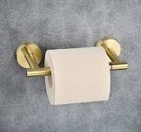 Amazon.com: Brushed Gold Toilet Paper Holder for Bathroom ...