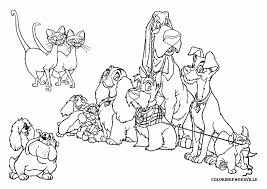 Lady and the tramp coloring pages free. Lady And The Tramp Coloring Pages Coloring Home