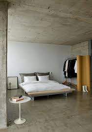 Regency Apartment Industrial Bedroom Design Concrete Bedroom Home Bedroom