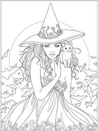 Omeletozeu Witch Coloring Pages Fairy Coloring Pages Halloween Coloring Pages