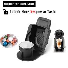 Nespresso pod coffee machine krups vertuo plus pods banana pudding. New Upgrade Adapter For Dolce Gusto With Original Nespresso Capsule Transform Holder Of Disposable Pods Coffee Filters Aliexpress