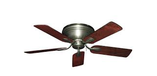 Stratus Satin Steel Ceiling Fan With 44 Cherrywood Gloss Finish Ceiling Fan Flush Mount Ceiling Fan Ceiling Fan With Light