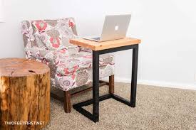 Diy Laptop Sofa Table A Great Gift Idea In 2020 Sofa Table Diy Sofa Laptop Table