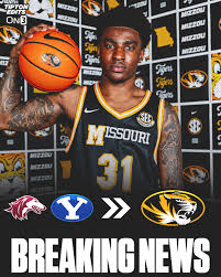NEWS: BYU transfer guard Kennard Davis Jr. has committed to Missouri, he  told @On3. The 6-6 junior and St. Louis native averaged 8.5 PPG this season  after putting up 16.0 PPG the