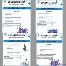 Jika berminat dan memenuhi kualifikasi serta persyaratan. Lowongan Kerja Rumah Sakit Pasar Minggu Cirebon April 2021