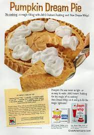 Pumpkin Dream Pie The 50s Classic No Bake Dessert Recipe Plus A Bonus Gingersnap Crust To Try 1959 Recipe Perfect Pumpkin Pie Dream Pie Recipe Vintage Recipes