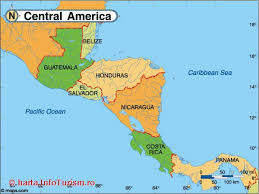 Val de frig extrem în america de nord: Harta America Centrala