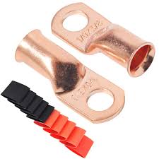 Maybe you would like to learn more about one of these? Buy Svaar 10pcs 1 0 Awg 3 8ring Terminals Cable Lug Wire Lug Battery Cable Ends Crimp Wire Connector Copper Eyelets Terminal Connector 0 Gauge Ul Listed Heavy Duty Battery Lug With 3 1 Heat Shrink